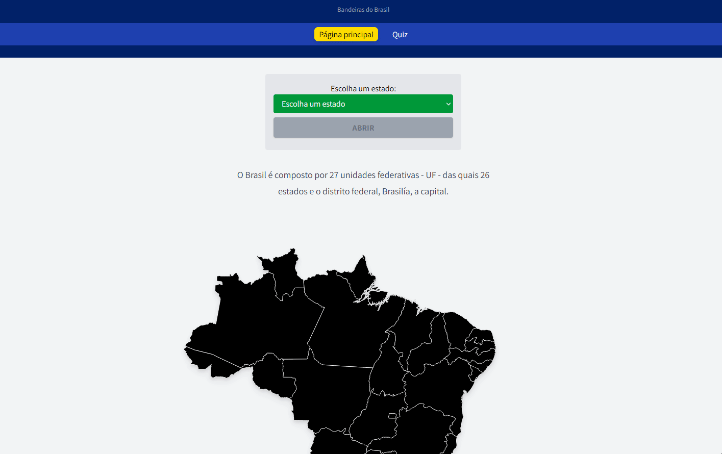 GIF: Showcasing website map of Brazil